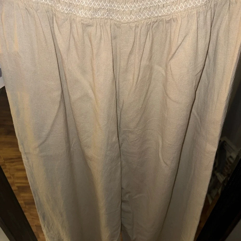 Ellen Tracy Linen blend wide leg pants - Picture 9 of 12
